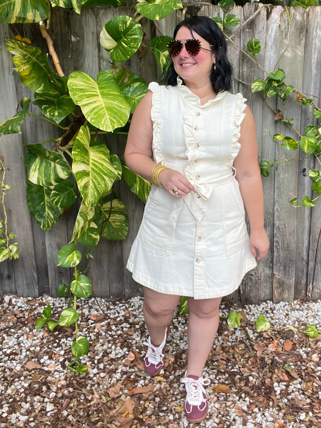 Casual Elegance in Denim Mini Dress