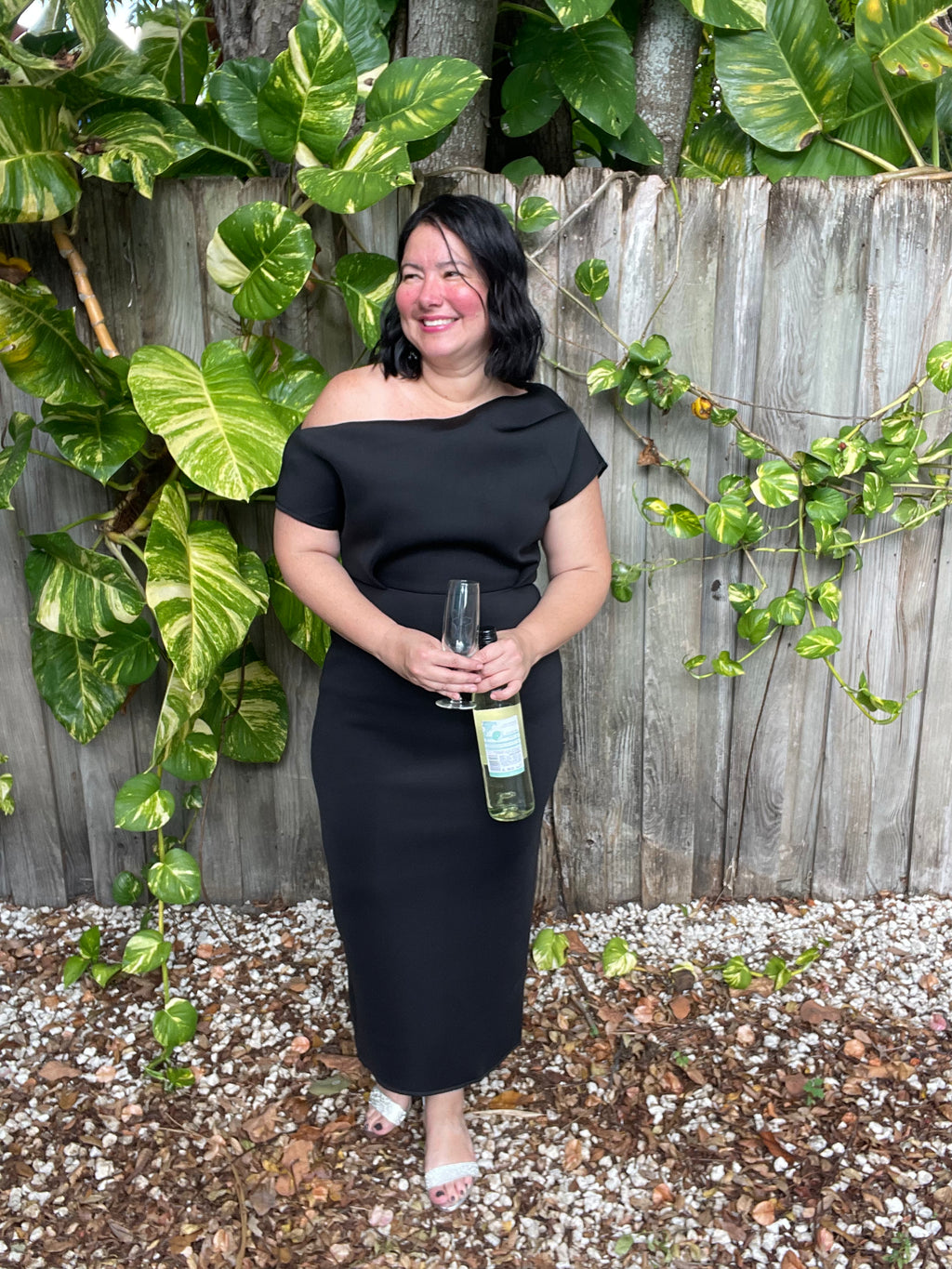 The “Say Less” One-Shoulder Dress (for the woman who walks in and owns it)