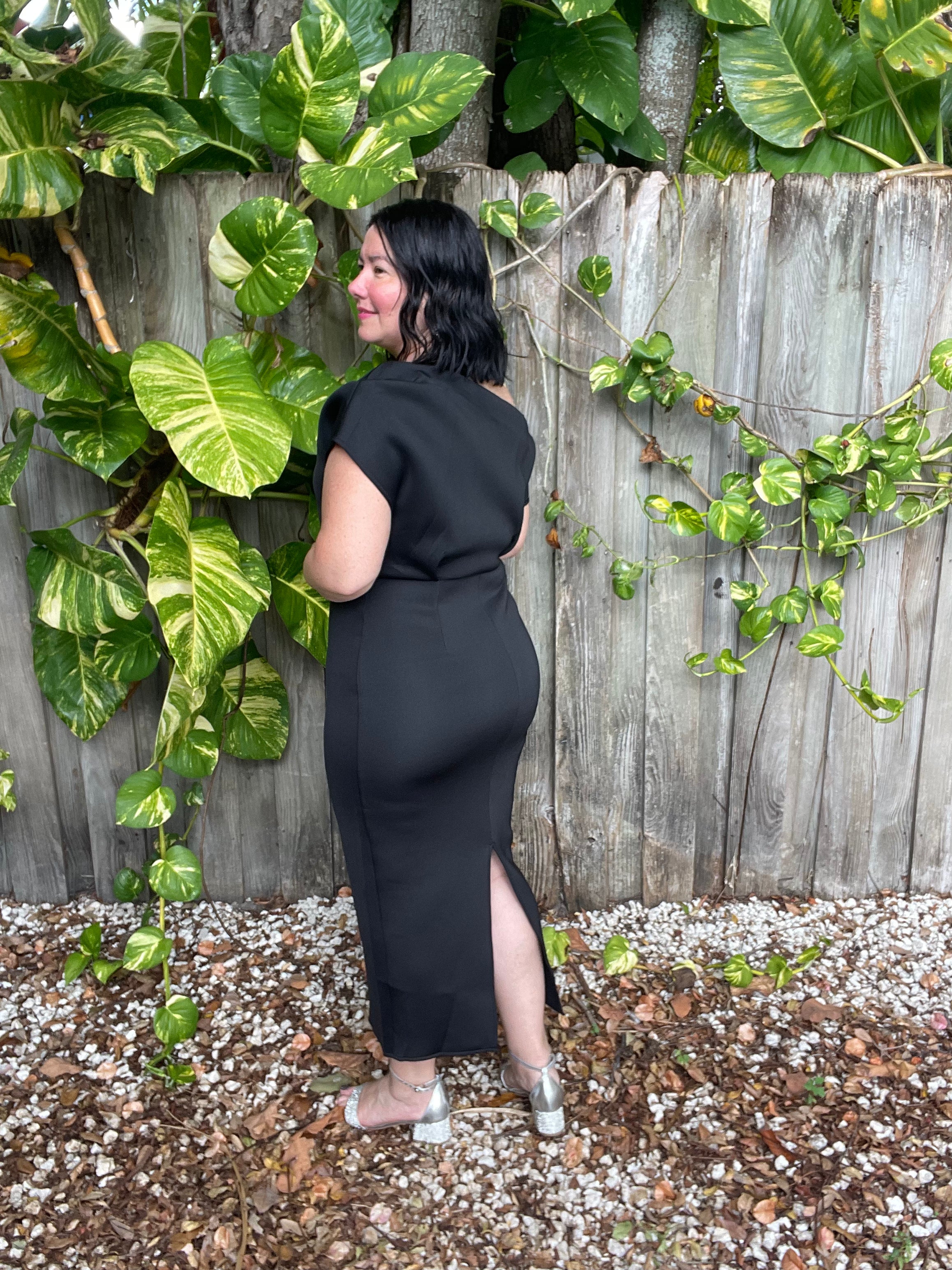 The “Say Less” One-Shoulder Dress (for the woman who walks in and owns it)