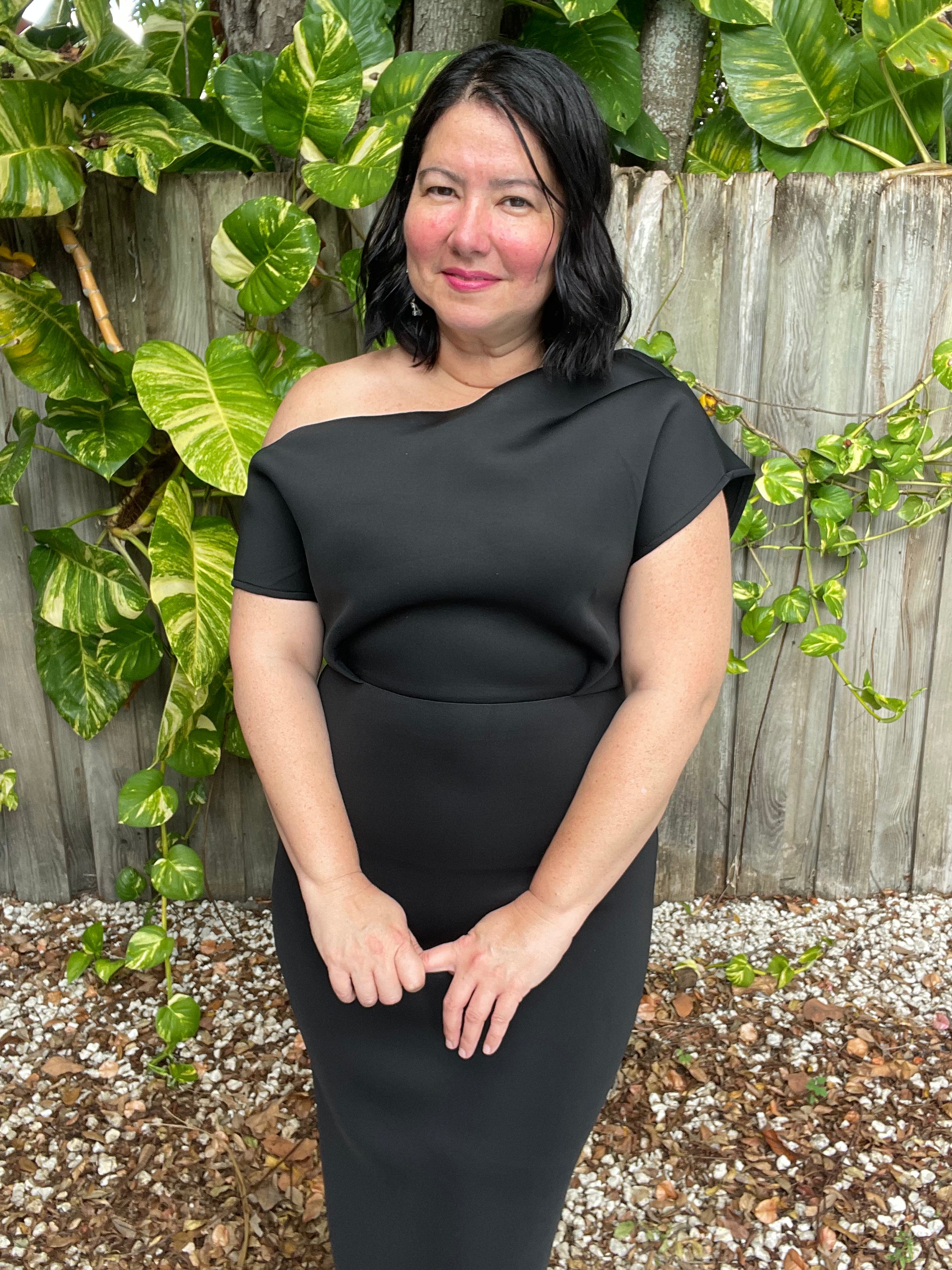 The “Say Less” One-Shoulder Dress (for the woman who walks in and owns it)