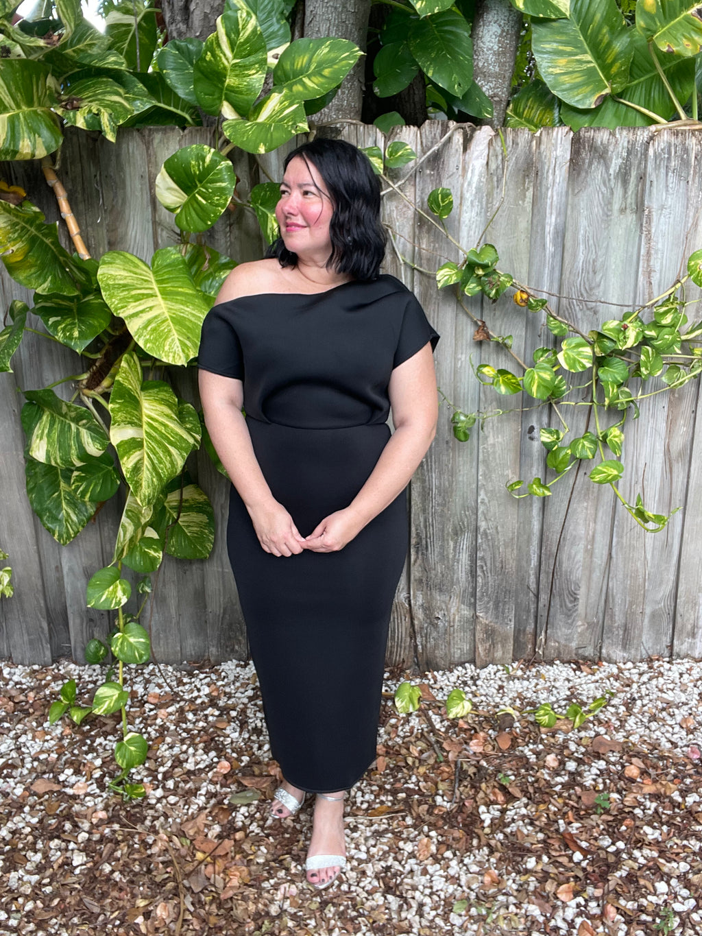 The “Say Less” One-Shoulder Dress (for the woman who walks in and owns it)