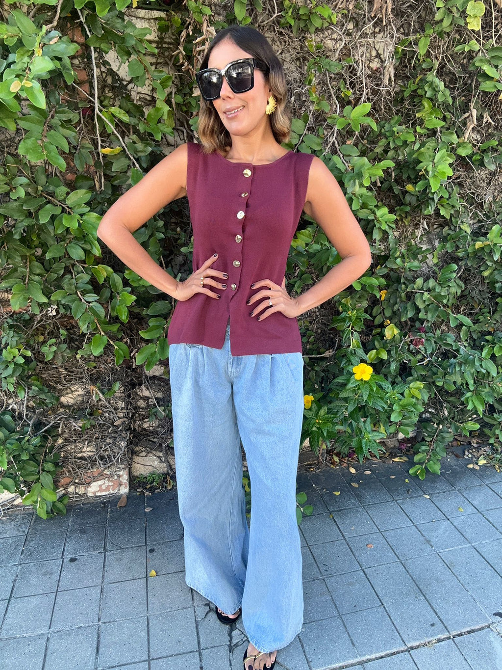 Cabernet Knit Top