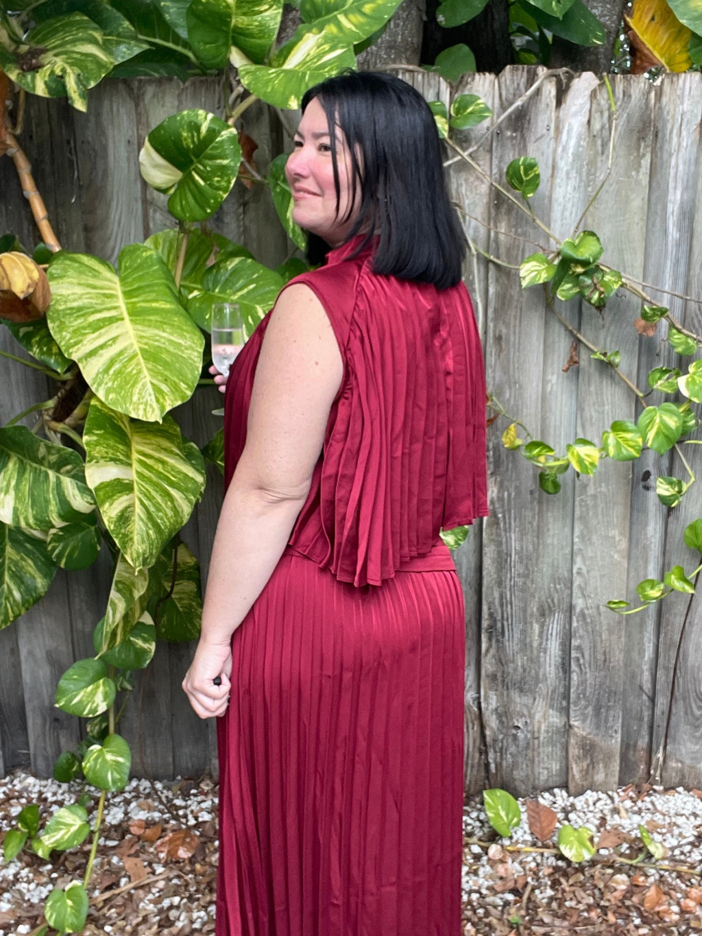 The Saint Éloise Pleated Top