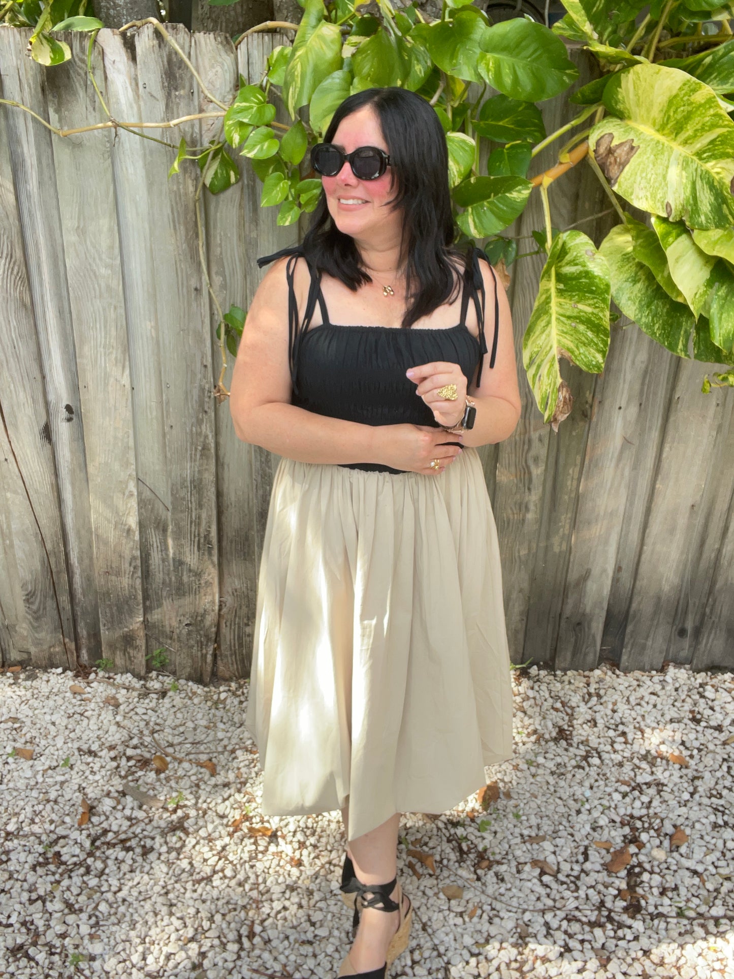 Nova Contrasted Top Balloon Dress