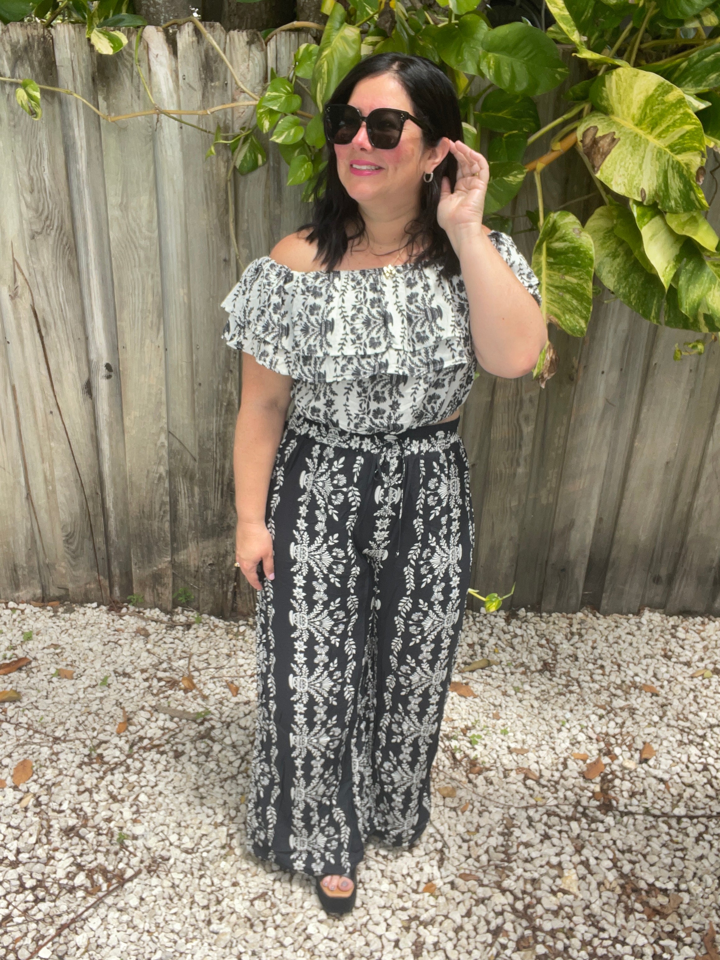 A Midnight Garden Flounce Set