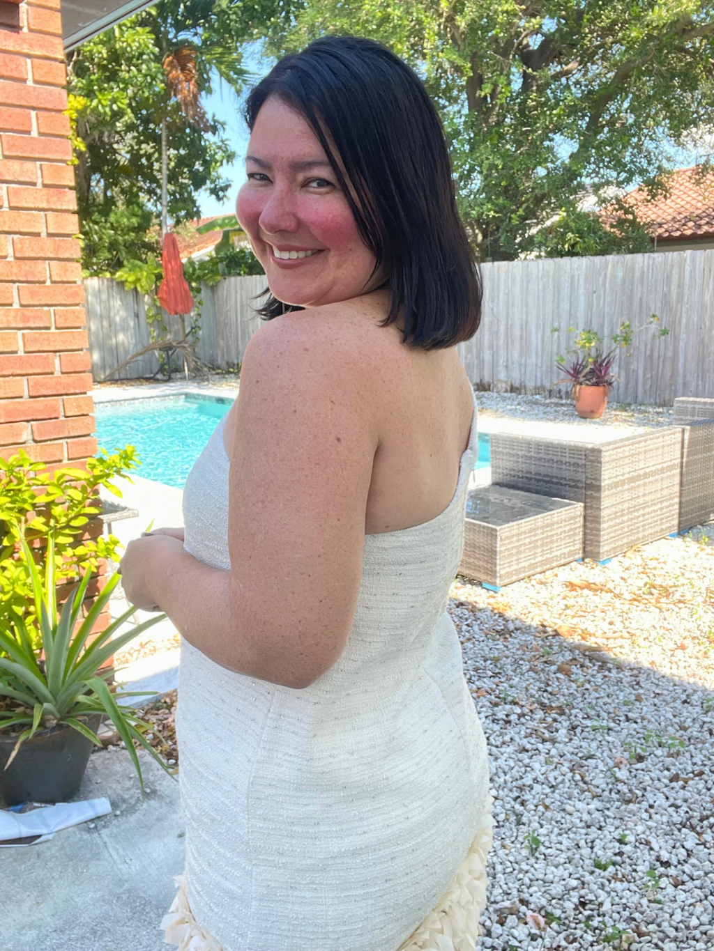 Glamour Lane One-Shoulder Mini Dress