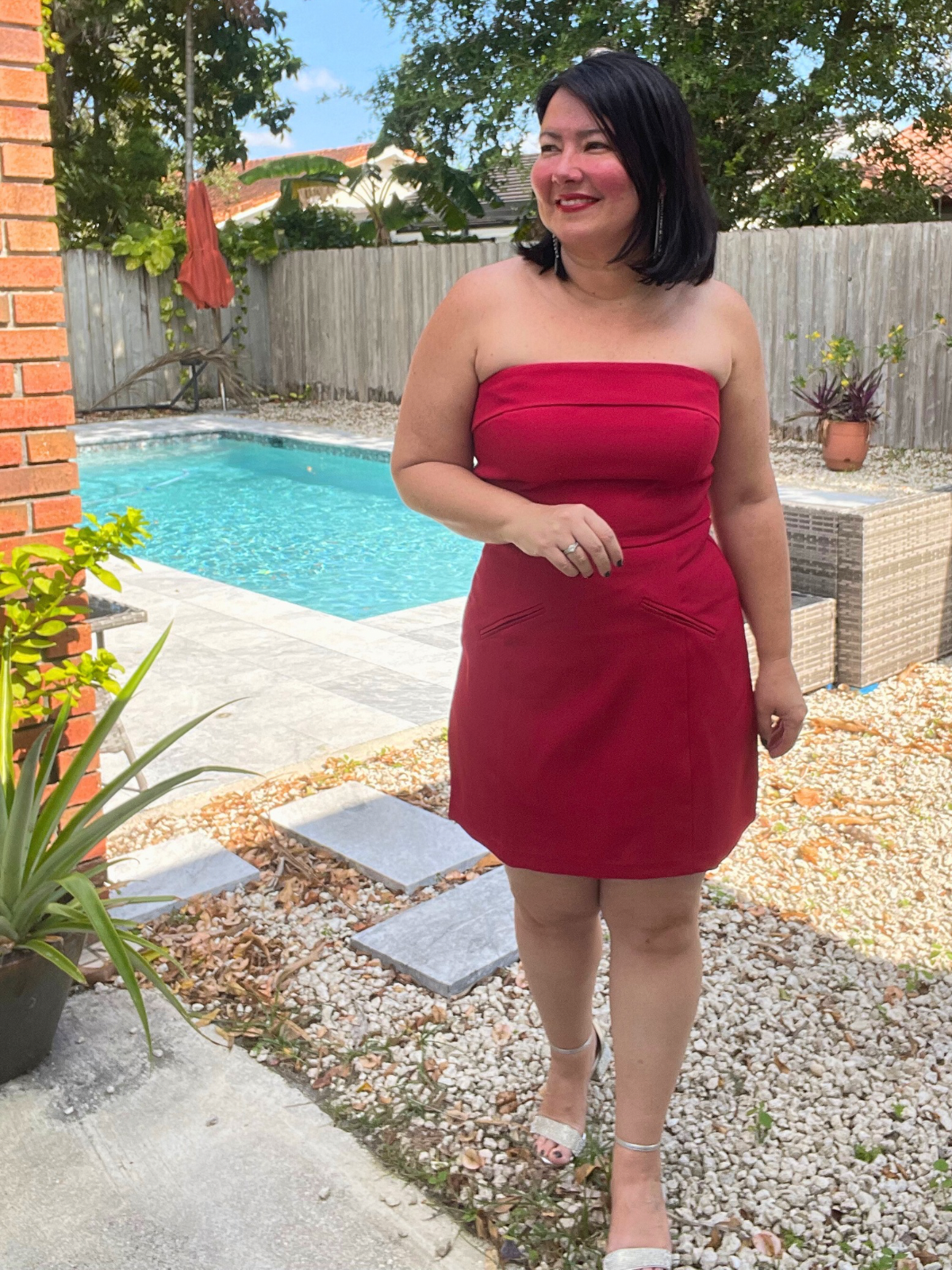 The Red Stunner Mini Dress