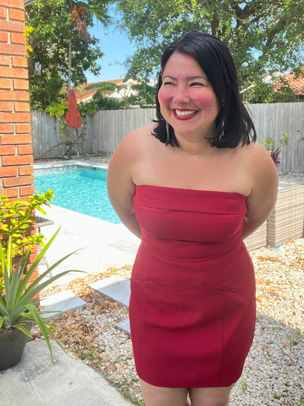 The Red Stunner Mini Dress