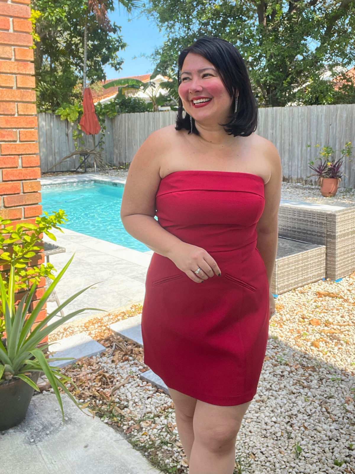The Red Stunner Mini Dress