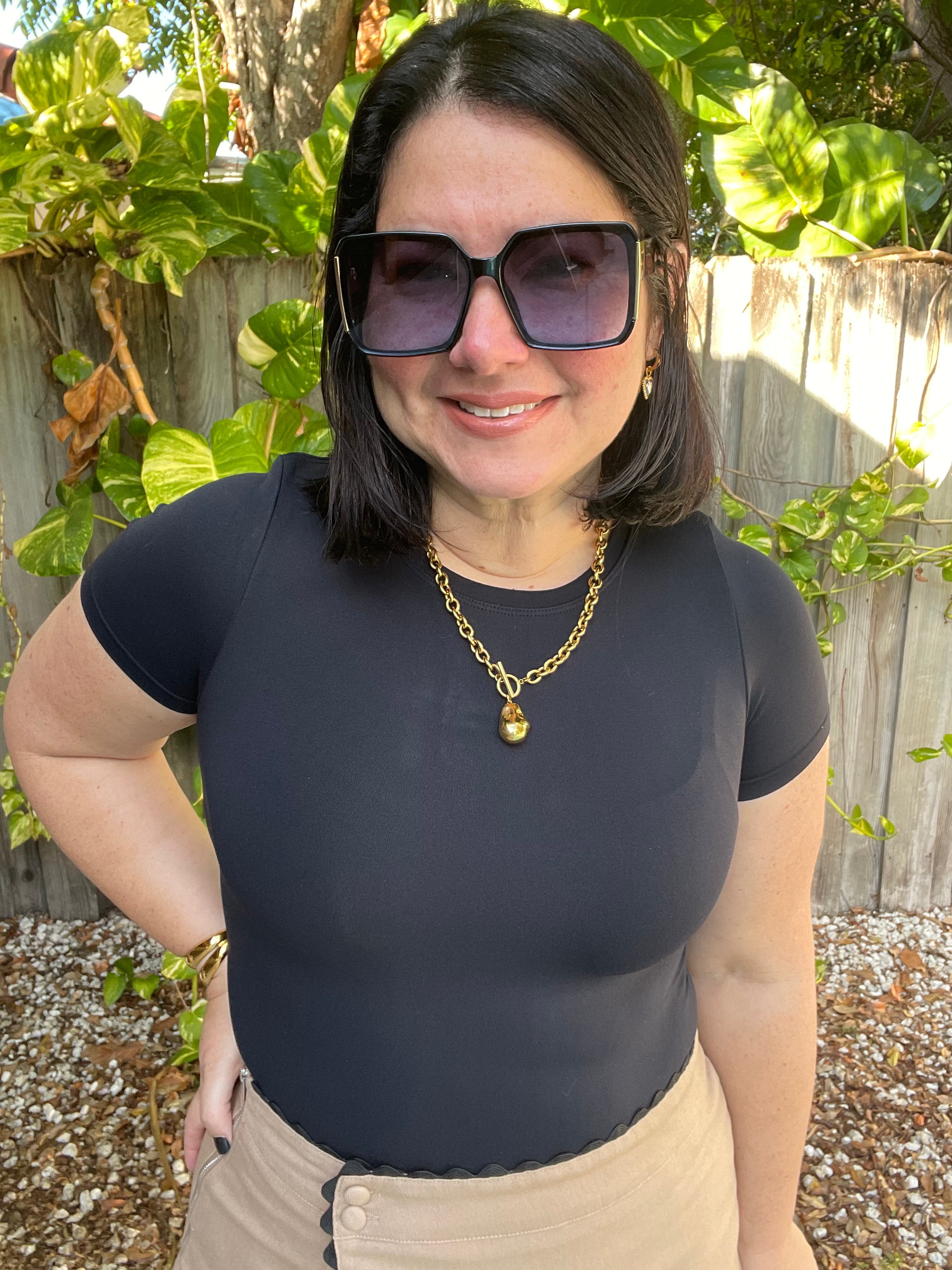 Essential Crewneck Short Sleeve Bodysuit