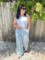 Coco and Sky Striped Wide Leg Pants