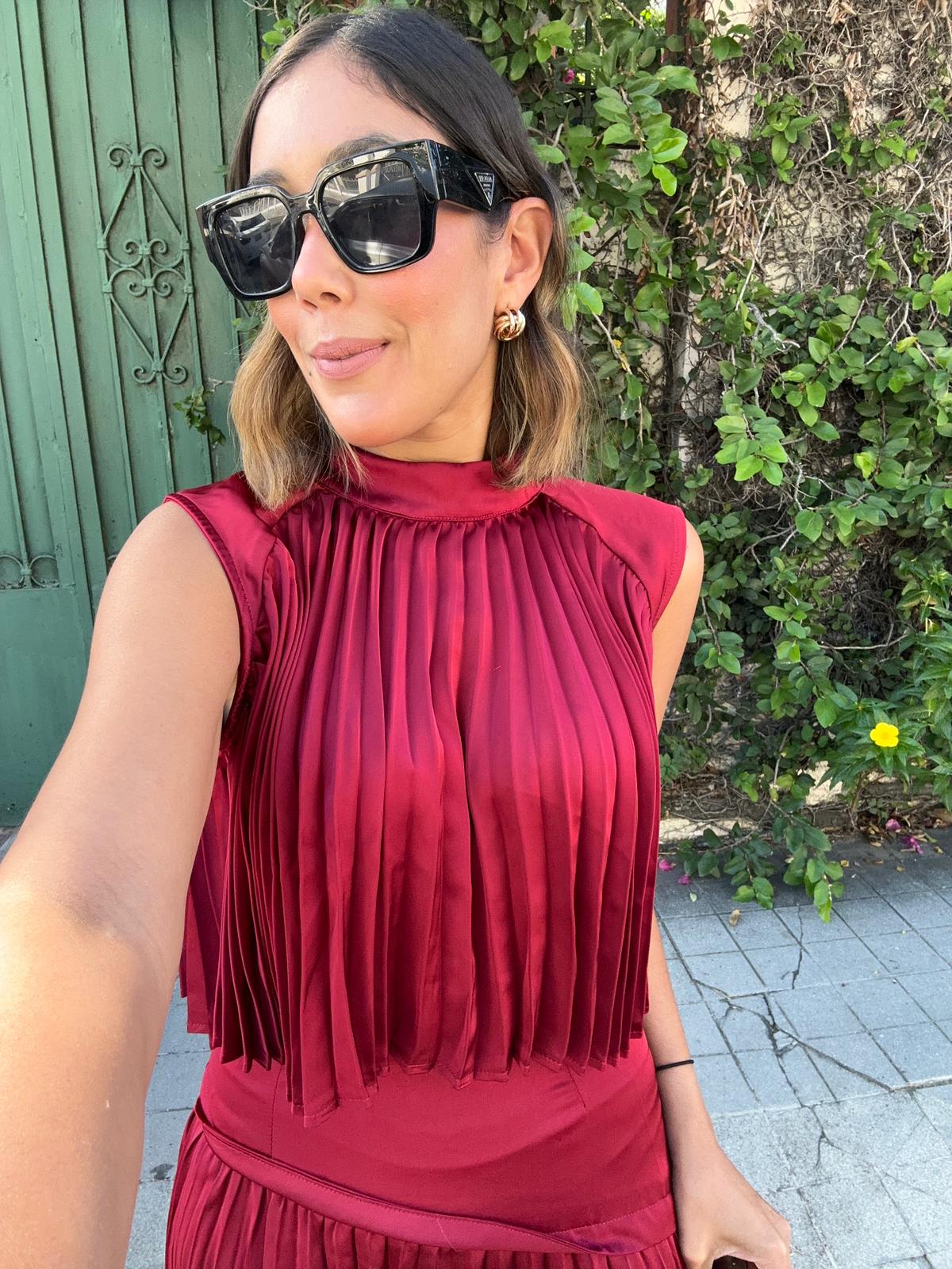 The Saint Éloise Pleated Top