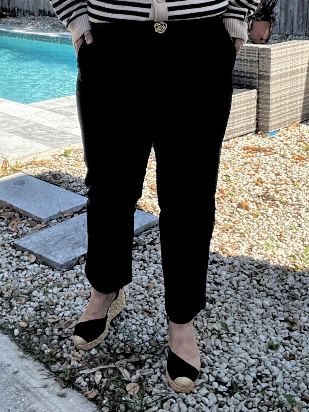 The Perfect Fit Cropped Pant (Belt Included)