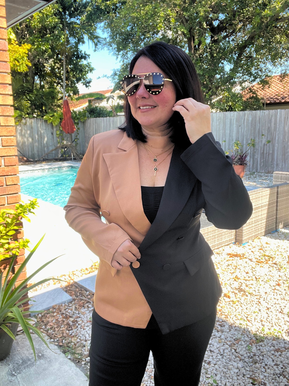 Serious Business Colorblock Blazer