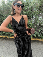 The Rose & Dots Elegance Maxi Dress