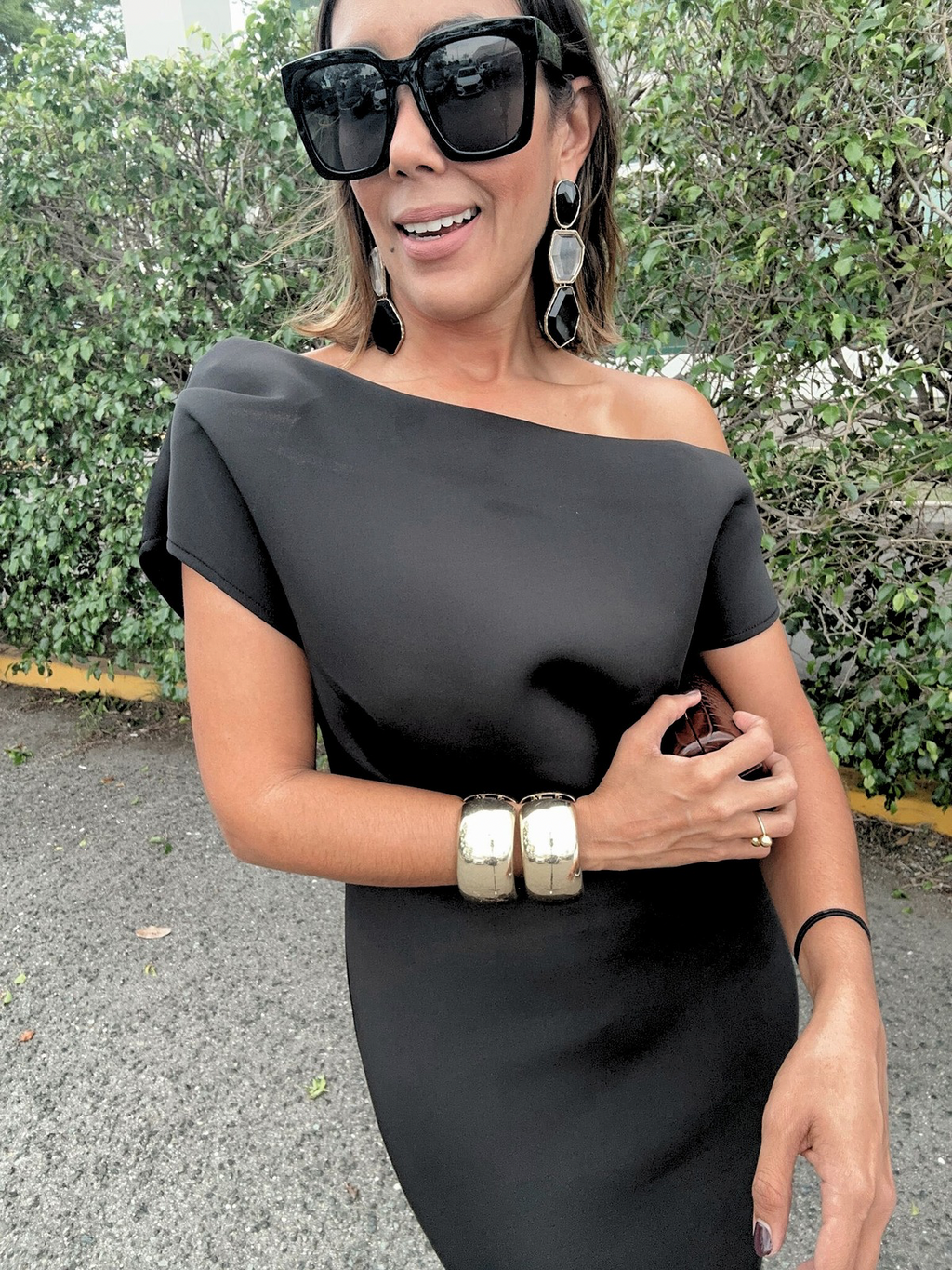 The “Say Less” One-Shoulder Dress (for the woman who walks in and owns it)