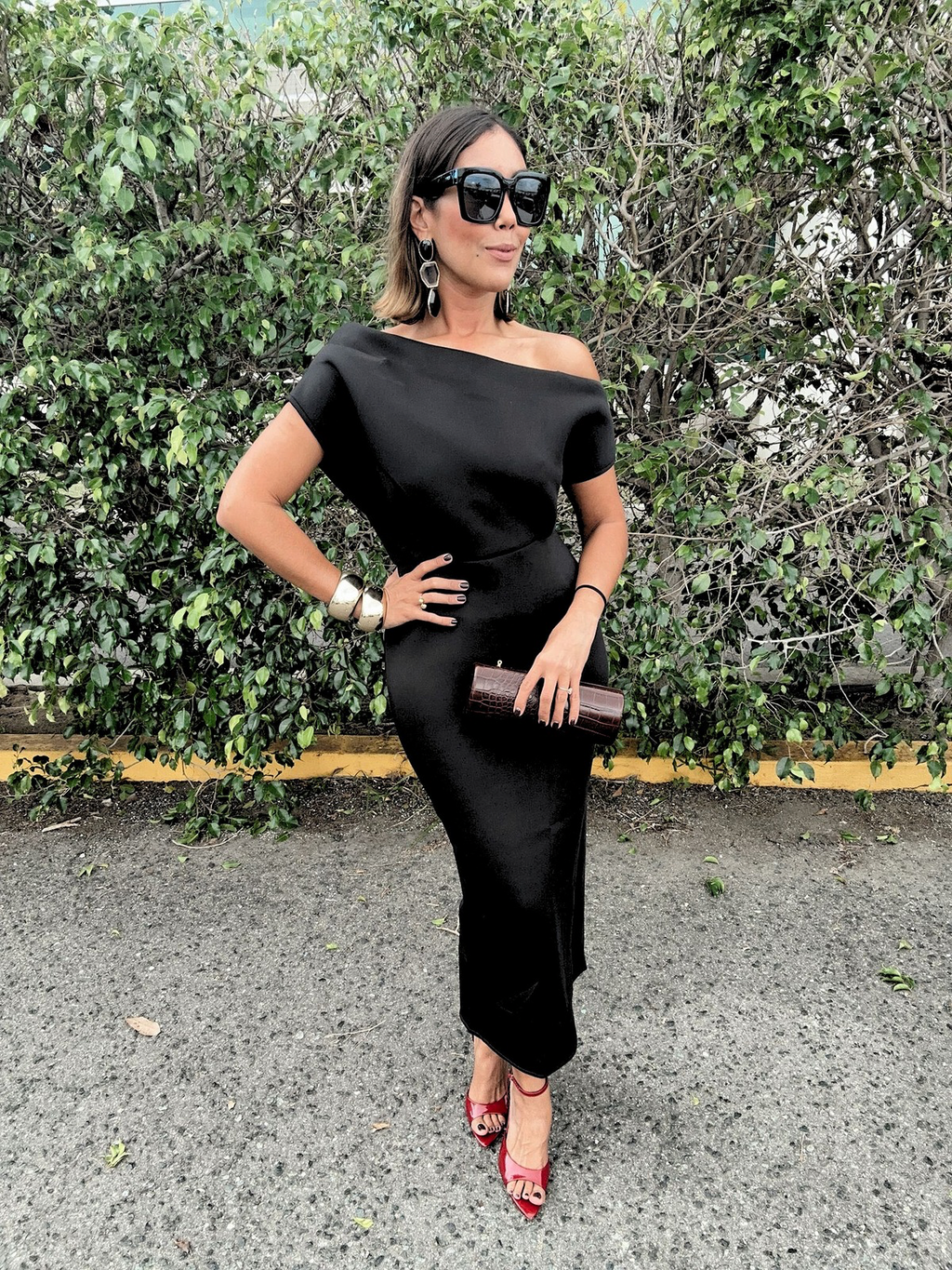 The “Say Less” One-Shoulder Dress (for the woman who walks in and owns it)