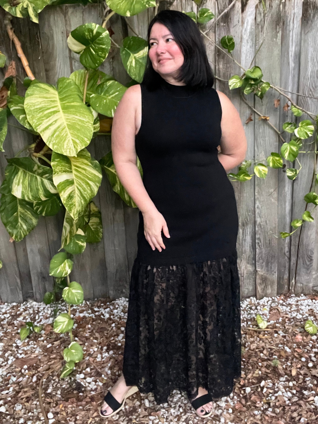 Runway Nights Lace Midi Dress