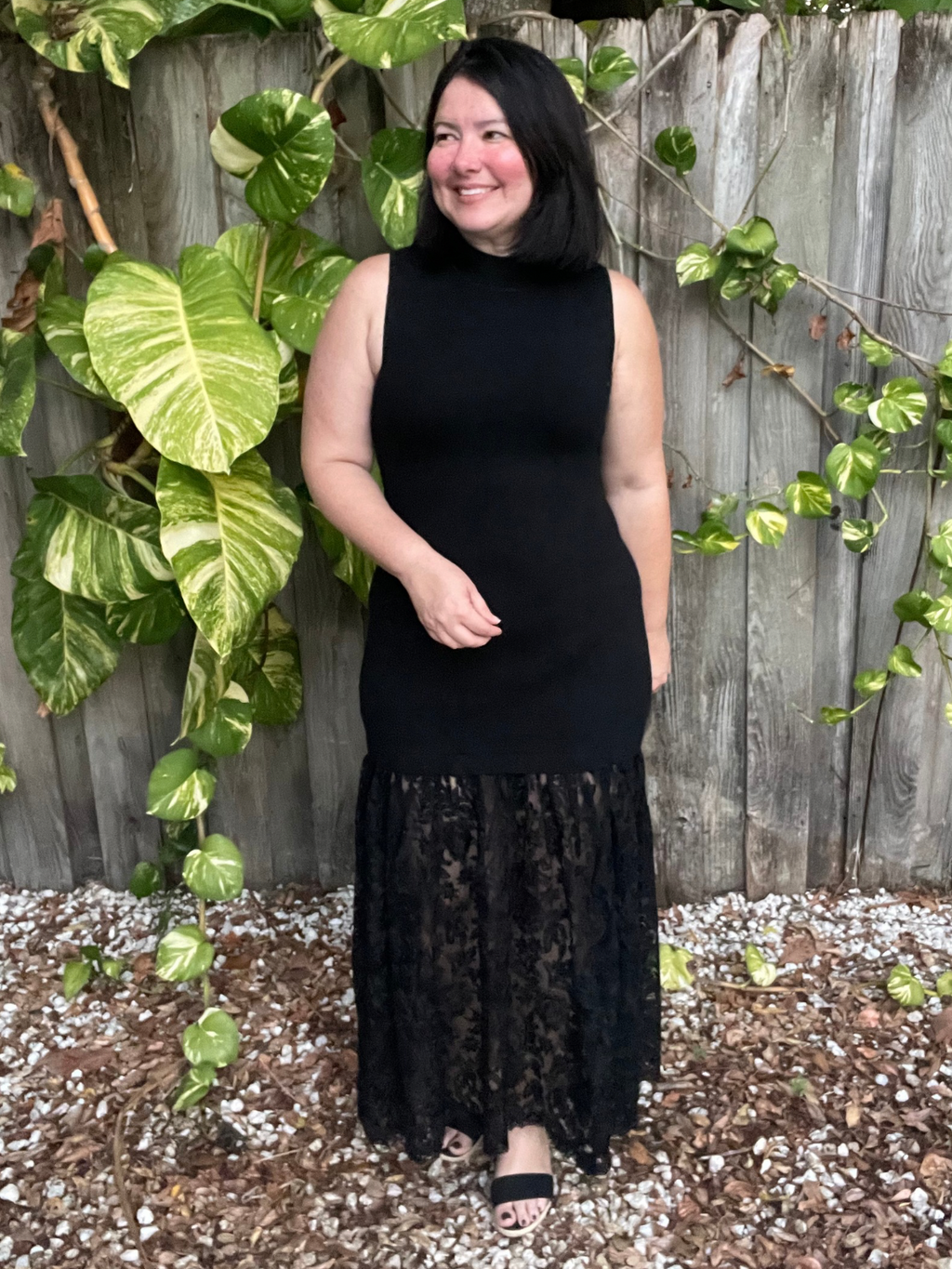 Runway Nights Lace Midi Dress