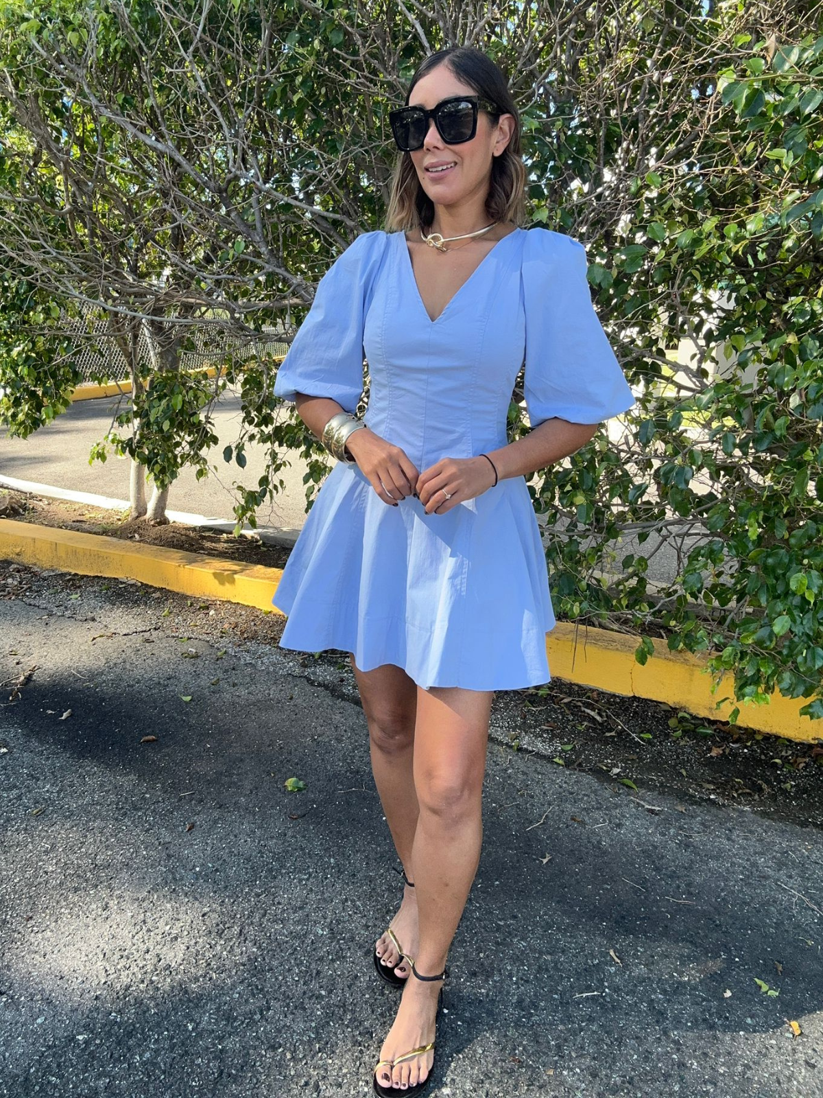 Morning Mist Mini Dress