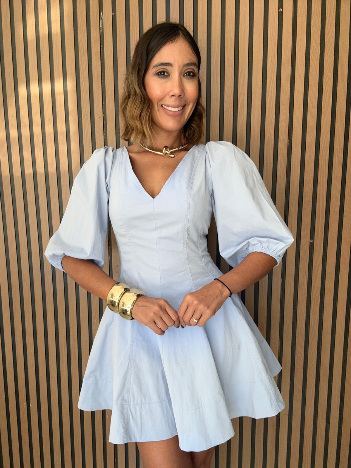 Morning Mist Mini Dress