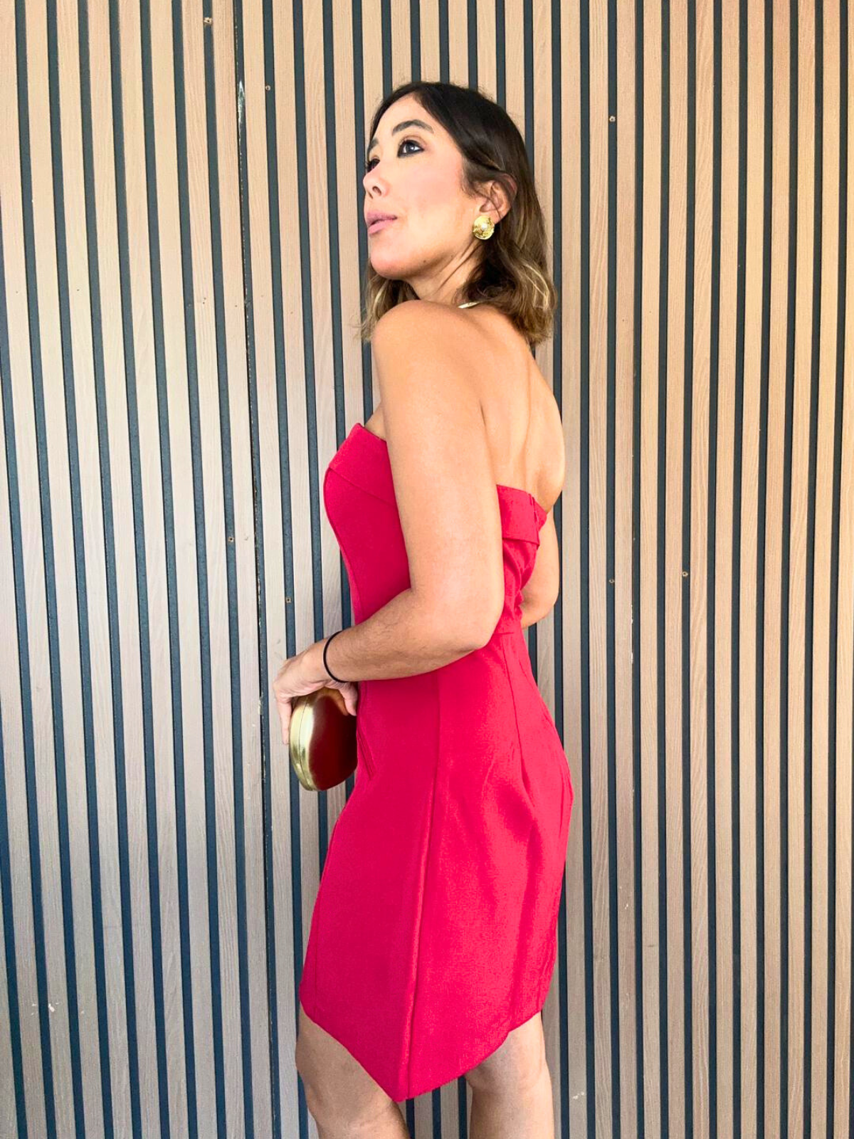 The Red Stunner Mini Dress