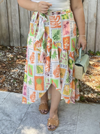 Pineapple Express Wrap Skirt