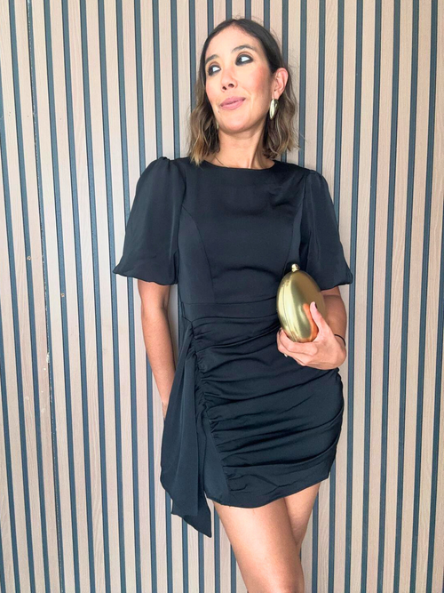 Afterglow Satin Mini Dress