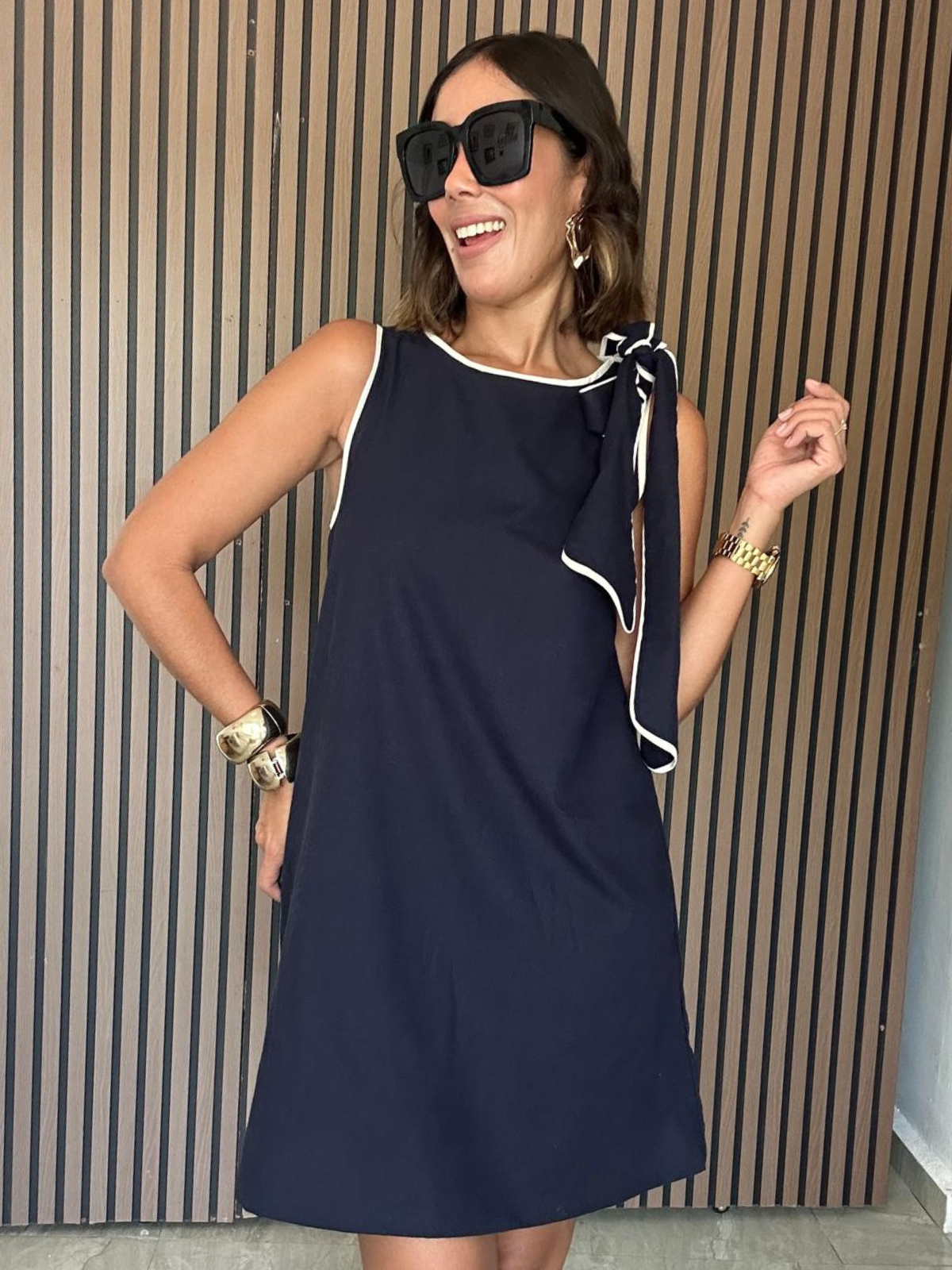 The Plans Changed Shift Mini Dress