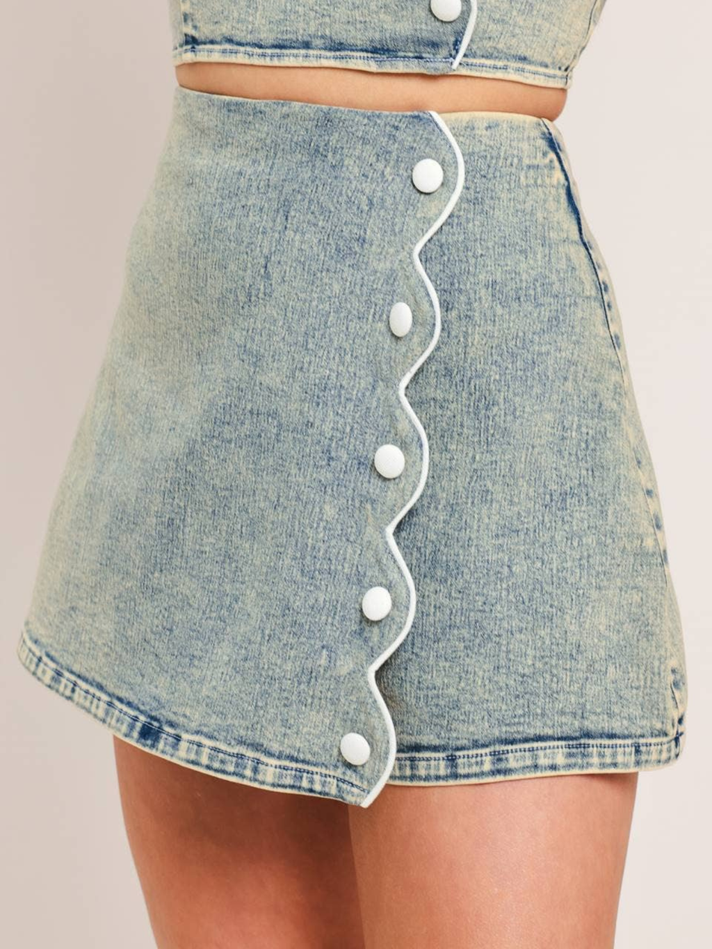 Too Cute to Skip Denim Skort
