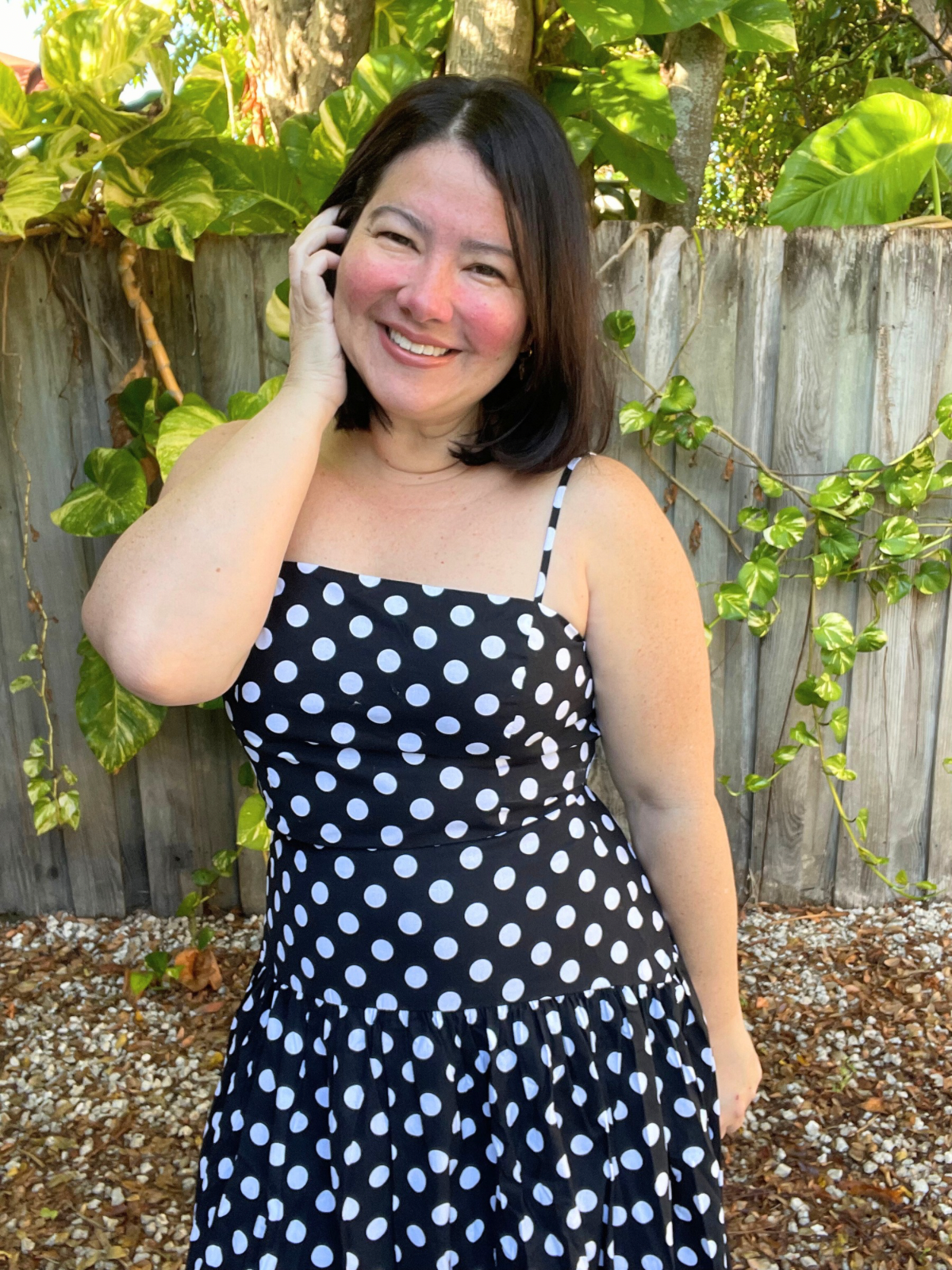 Dot Me Darling Crop Top and Skirt Set