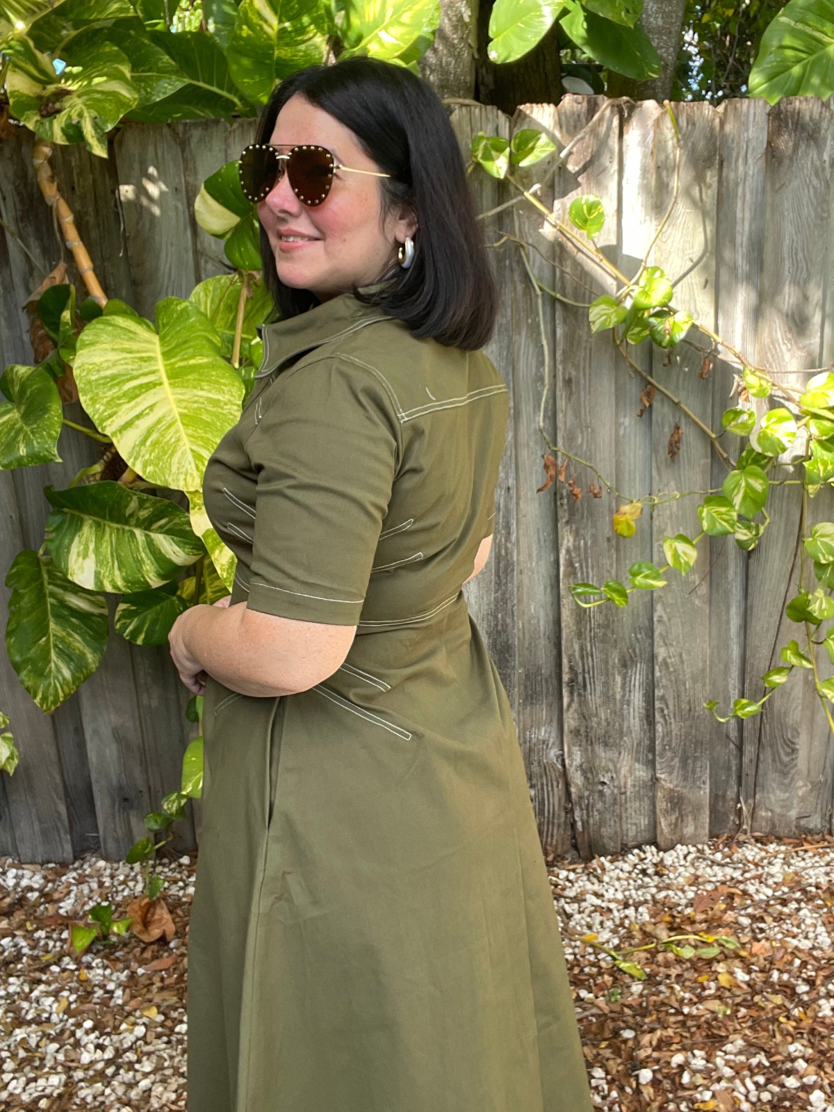 Olive You Longtime Midi Dress