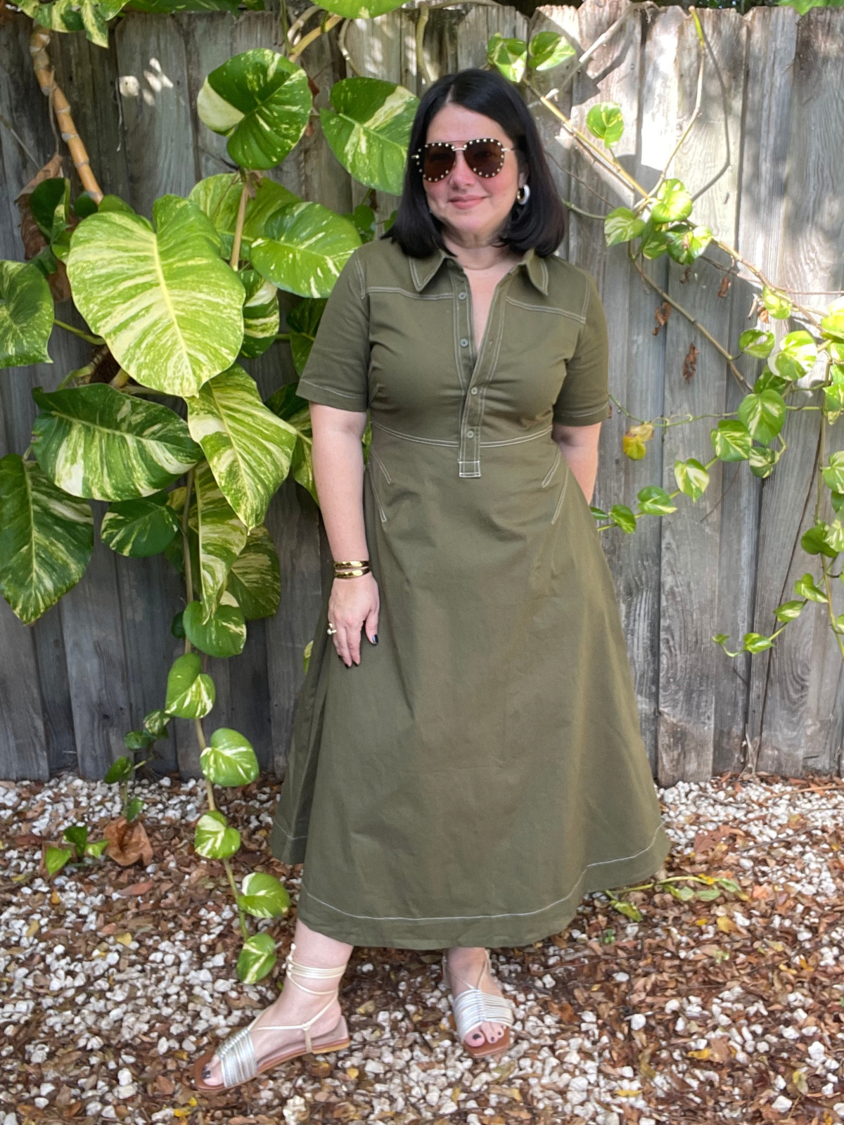 Olive You Longtime Midi Dress