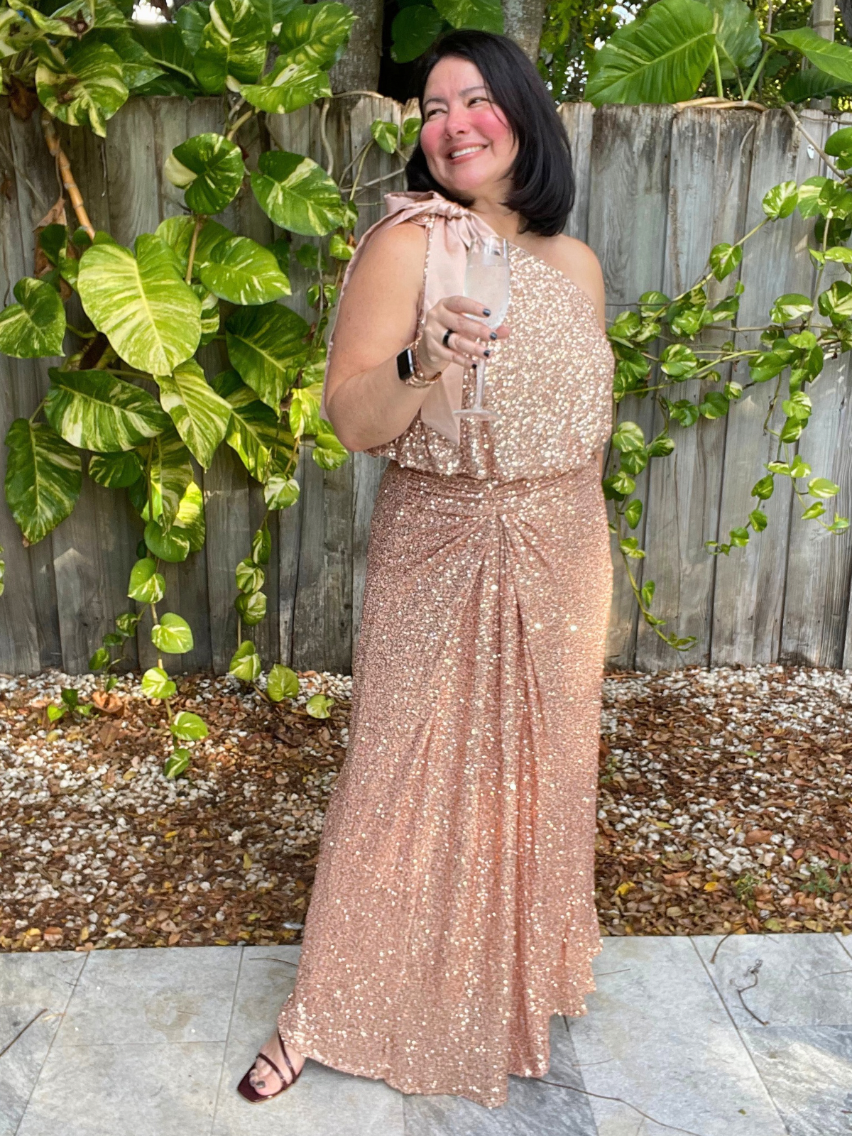 Rosé Luxe Sequin Set