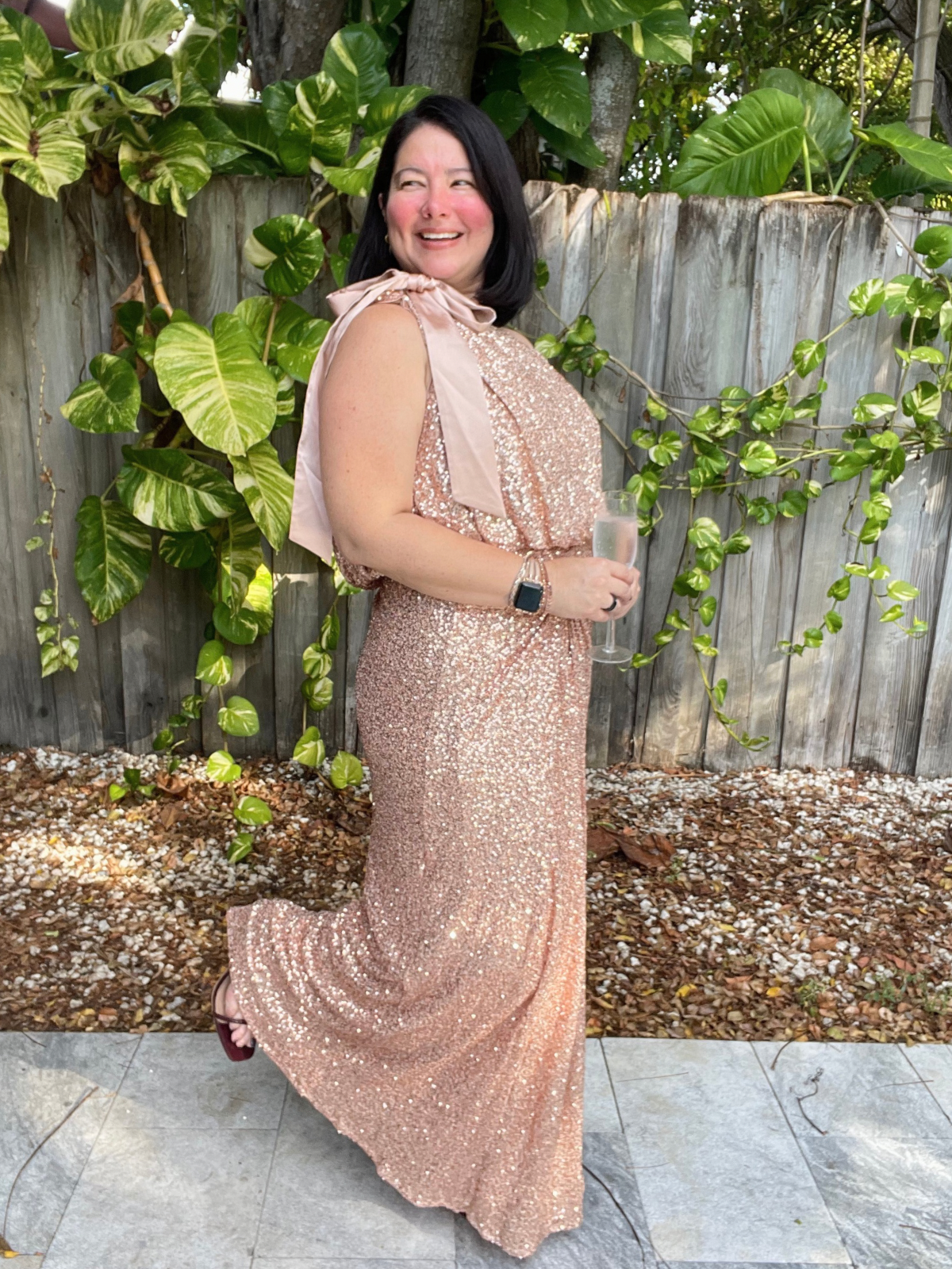 Rosé Luxe Sequin Set