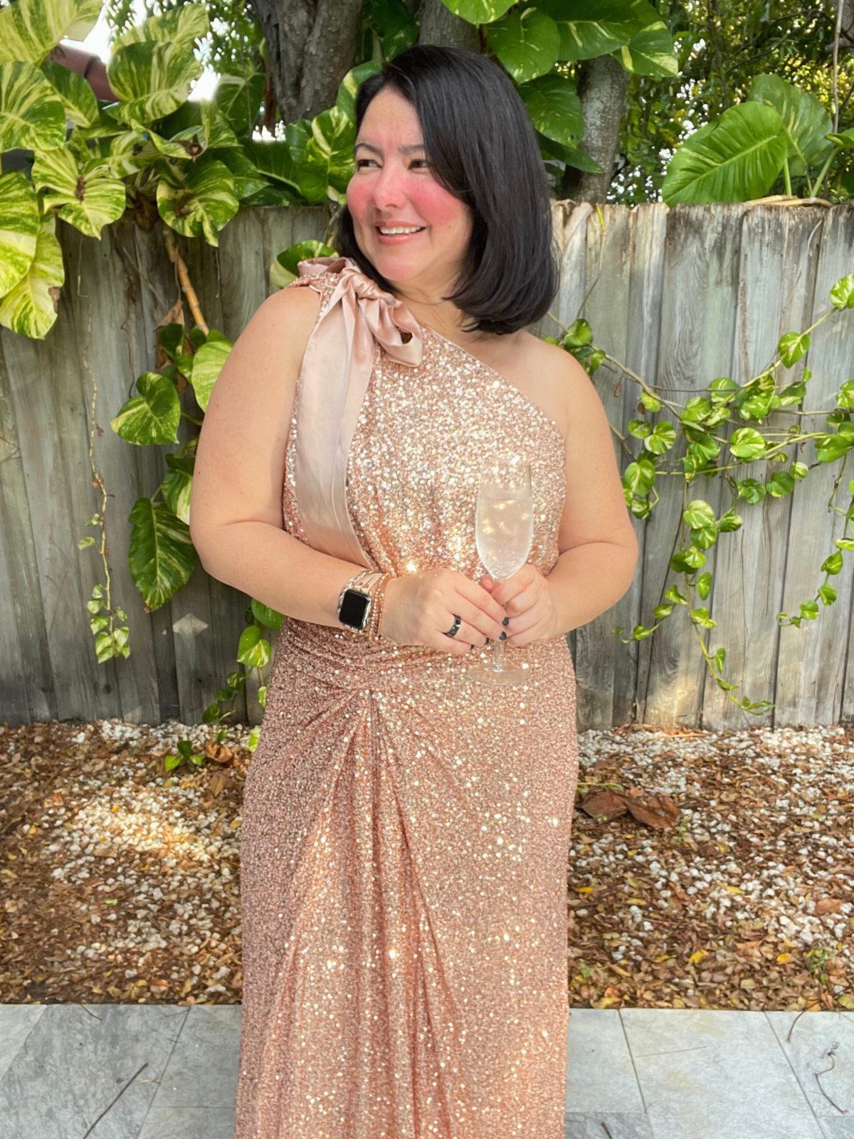 Rosé Luxe Sequin Set