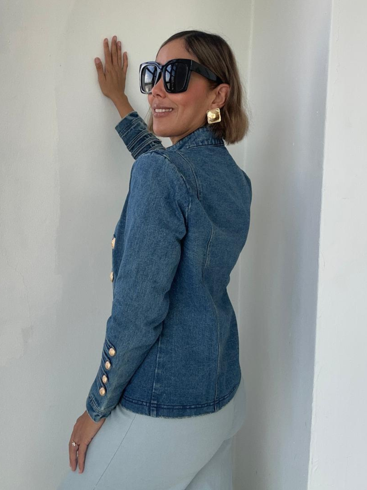 Pepperline Military Denim Jacket