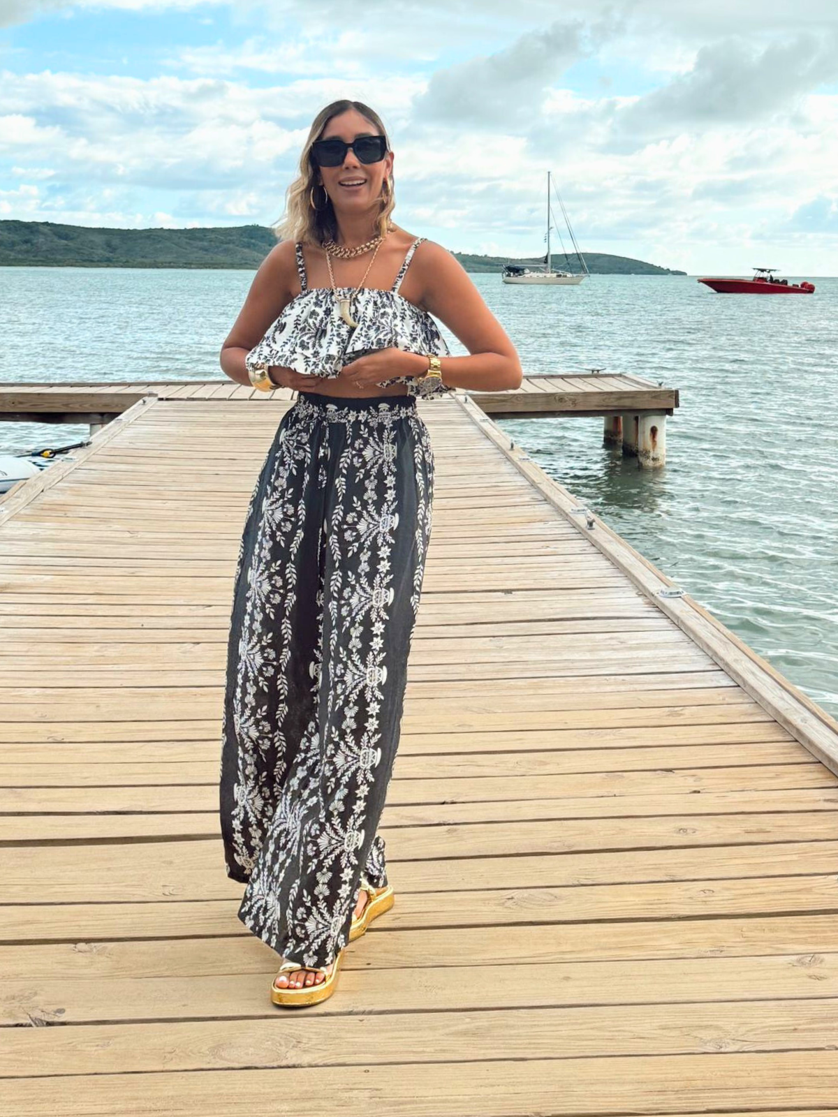 A Midnight Garden Flounce Set