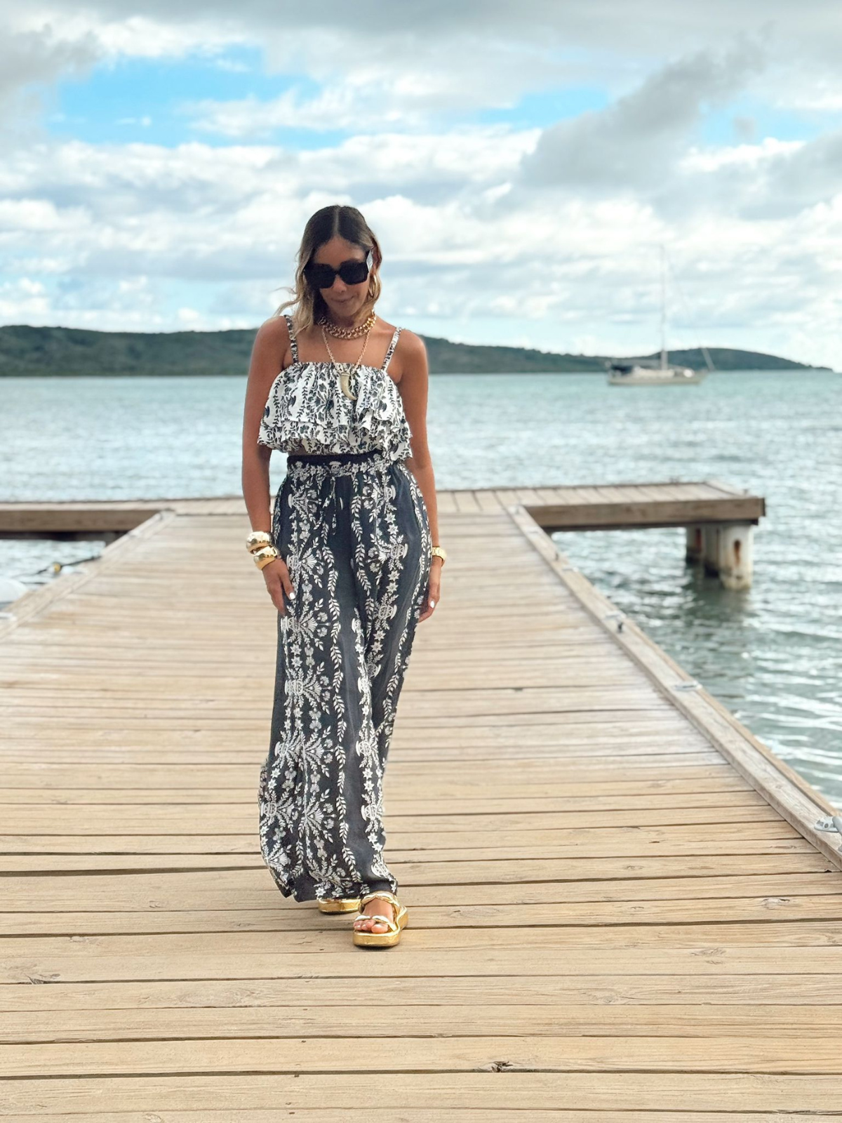 A Midnight Garden Flounce Set