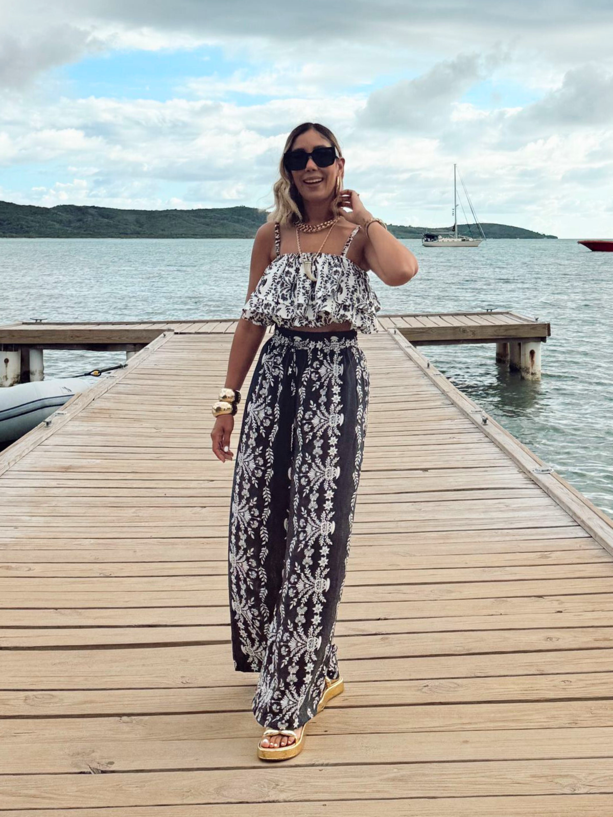 A Midnight Garden Flounce Set