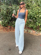 Coco and Sky Striped Wide Leg Pants