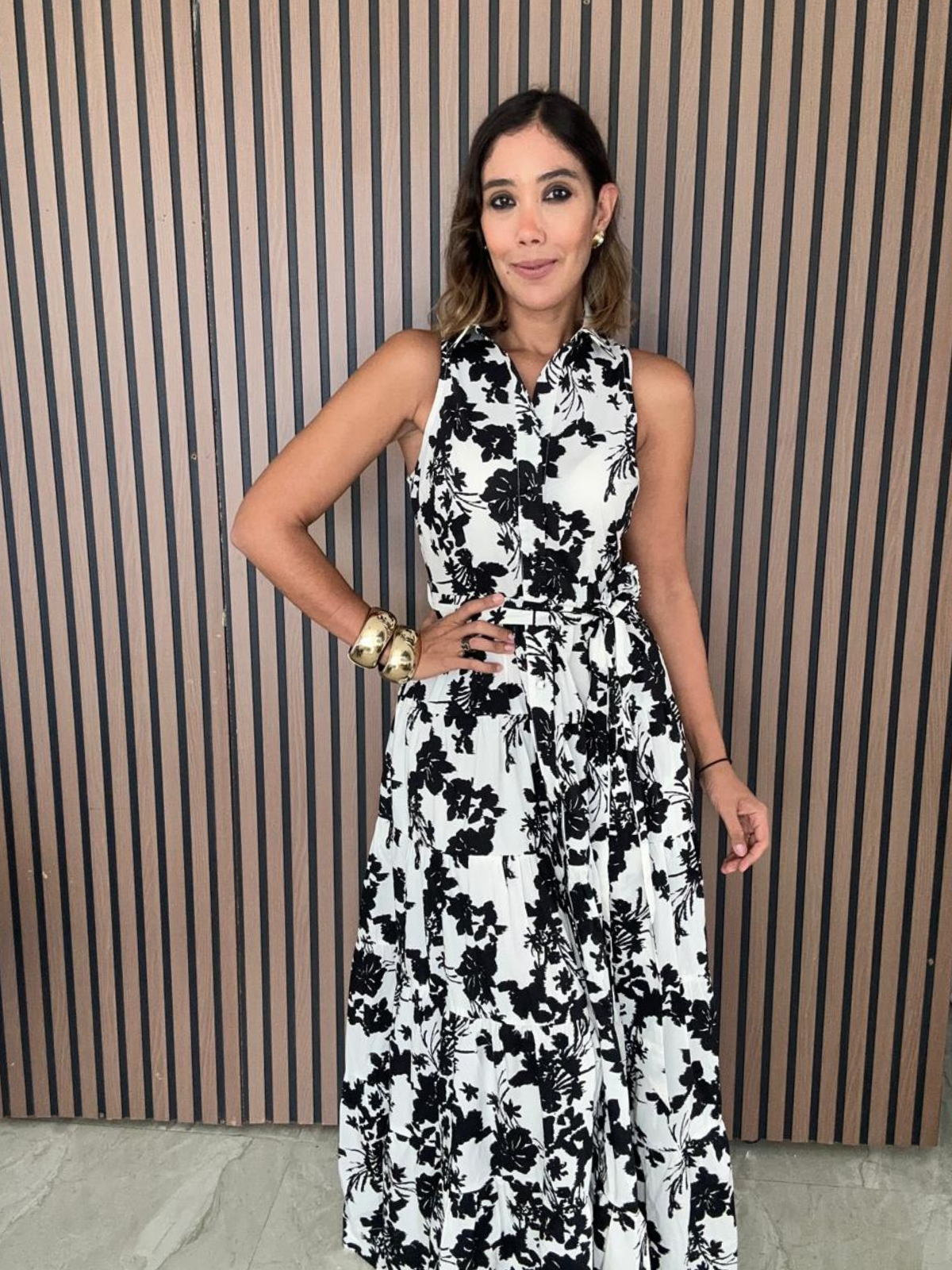 Unscripted Beauty Maxi Shirtdress