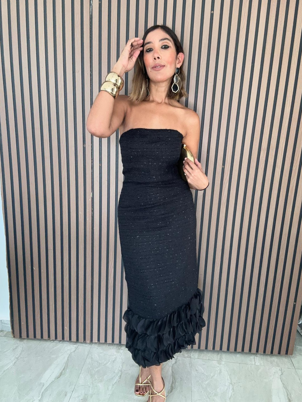 Self-Love Spark Black Dress