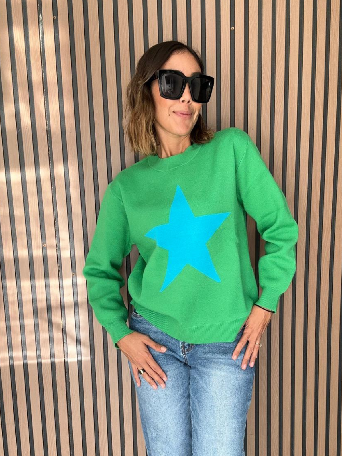 Starry Sweetheart Pull Over Sweater