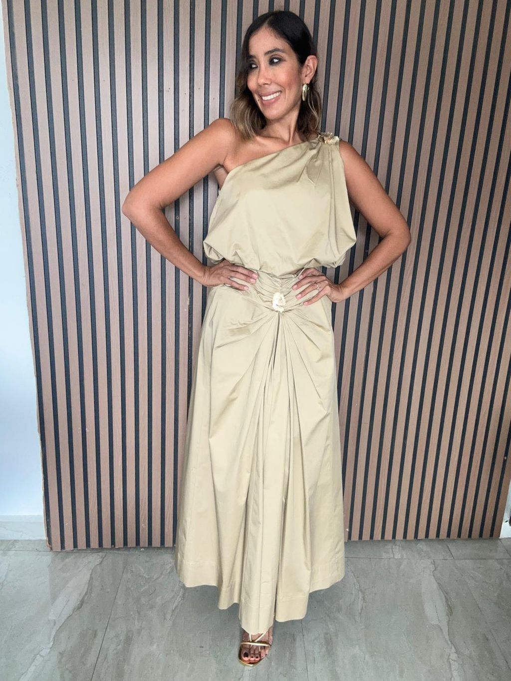 She Knows Better One-Shoulder Top & Maxi Skirt Set