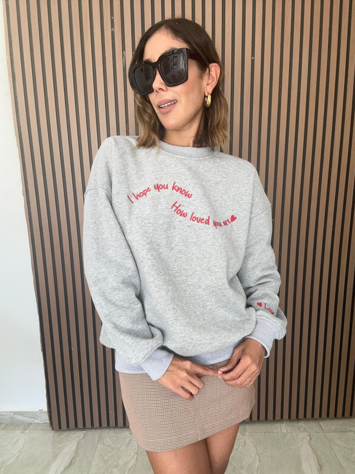 Comfort With Purpose Graphic Fleece Sweatshirt