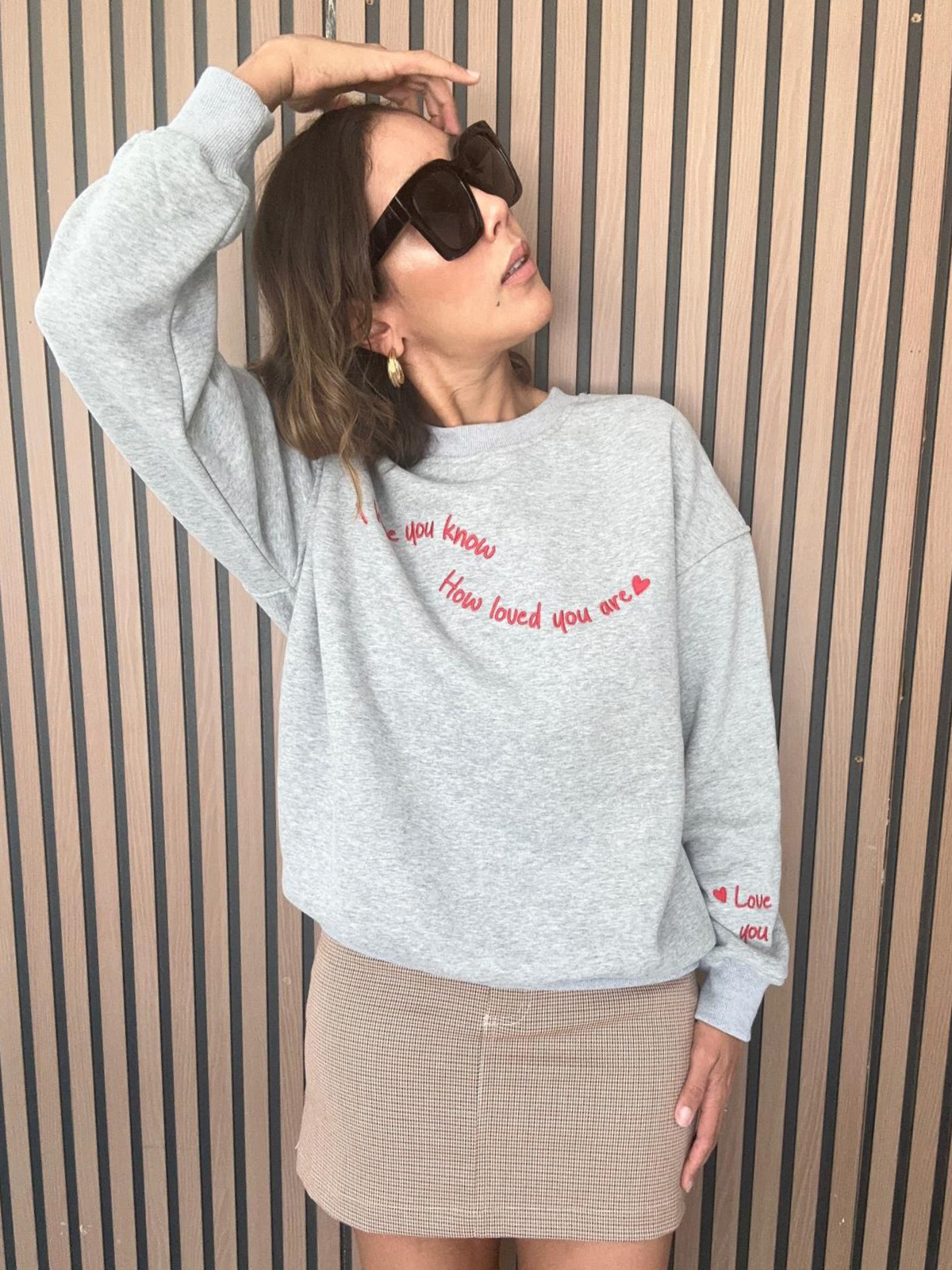 Comfort With Purpose Graphic Fleece Sweatshirt