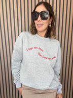 Comfort With Purpose Graphic Fleece Sweatshirt