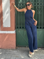 Back to Back Compliments Denim Jumpsuit