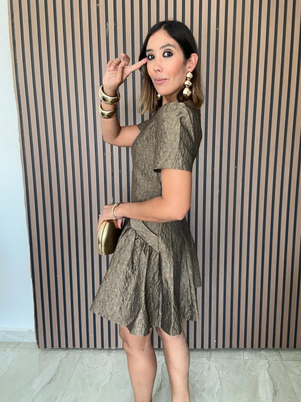 The Feel-Pretty Fit & Flare Mini Dress